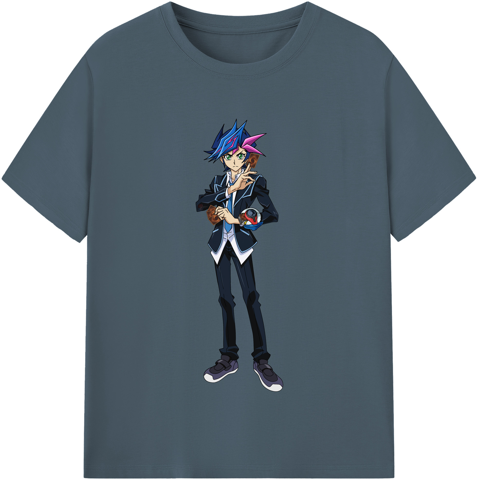 （画像用） 遊☆戯☆王 Yu-Gi-Oh! 綿100％半袖Tシャツ（フロントプリント）